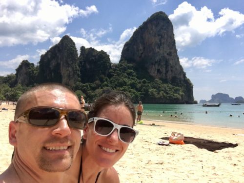 Railay Beach, Krabi, Thailand Jess and Tyler